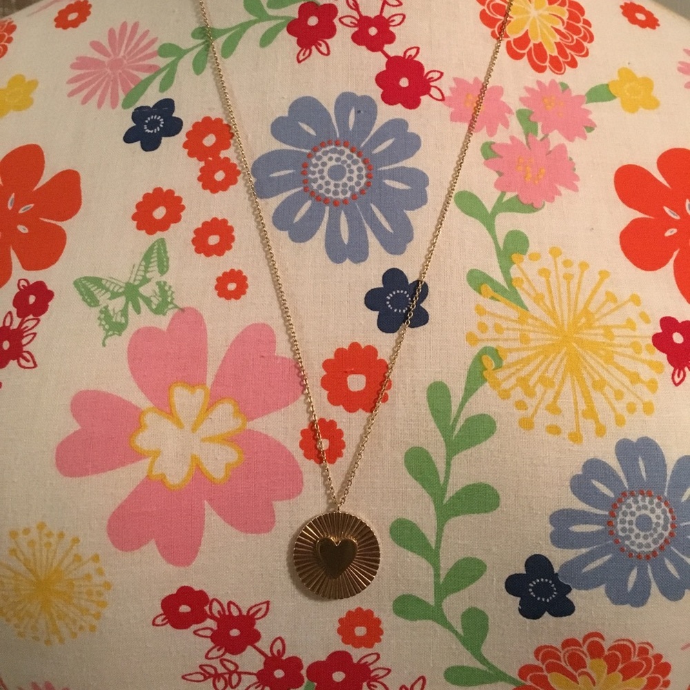 Jennifer Zuener Long Heart Pendant